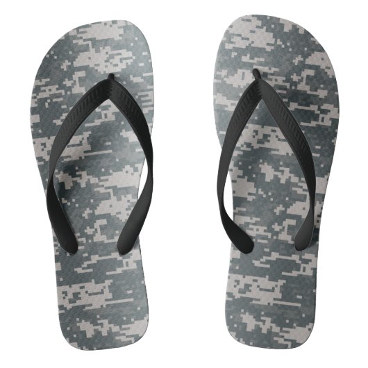 Digital-Tarnmuster Badesandalen (Fußbett)