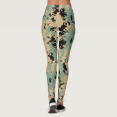 Digital-Tarnung – großes Tarnmuster Leggings (Rückseite)