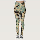 Digital-Tarnung – großes Tarnmuster Leggings (Vorderseite)