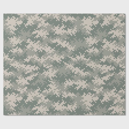 Digital-Tarnungs-Packpapier Geschenkpapier (Flach)