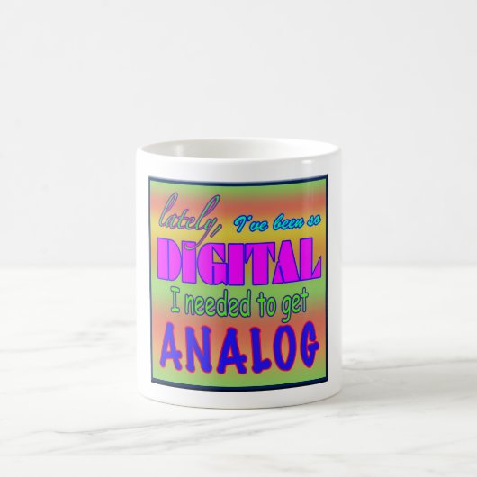 Digital/Tasse der Entsprechungs-2 Kaffeetasse (Mittel)