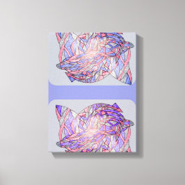 Digital Tentacles Abstract Modern Art Print Leinwanddruck