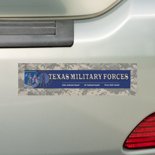 digital, Texas-militärische Streitkräfte Autoaufkleber (Auf Auto)