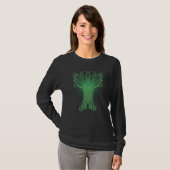 Digital Tree Computer Mechanical Engineer T-Shirt (Vorne ganz)