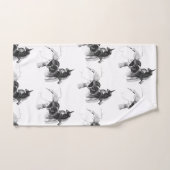 Digital Unicorn Abbildung: Benutzerdefinierte Hint Badhandtuch Set (Handtuch)