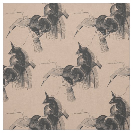 Digital Unicorn Abbildung: Benutzerdefinierte Hint Stoff (Muster)