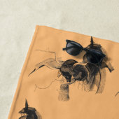 Digital Unicorn Abbildung: Benutzerdefinierte Hint Strandtuch (Beispiel)