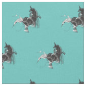 Digital Unicorn Abbildung Muster Stoff (Nahaufnahme)