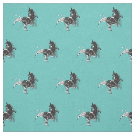 Digital Unicorn Abbildung Muster Stoff (Muster)