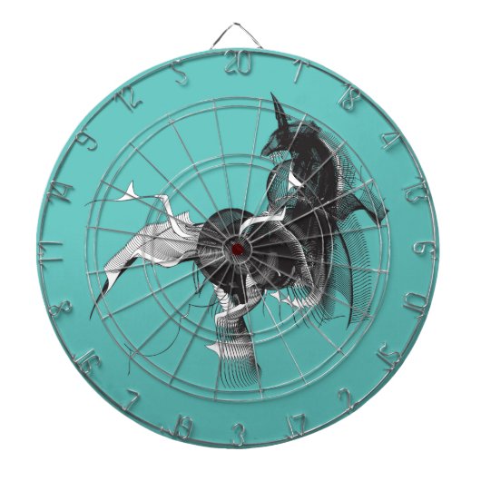 Digital Unicorn Dartscheibe (vorne)