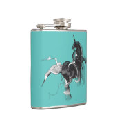 Digital Unicorn Flachmann (Rechts)