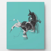 Digital Unicorn Fotoplatte (Vorderseite)