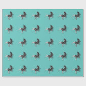 Digital Unicorn Geschenkpapier (Flach)