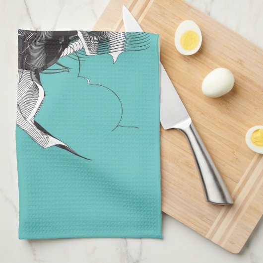 Digital Unicorn Handtuch (Viertel Falte)