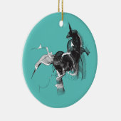 Digital Unicorn Keramikornament (Rechts)