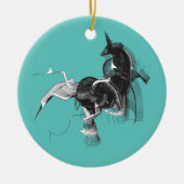 Digital Unicorn Keramikornament (Vorne)