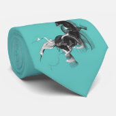 Digital Unicorn Krawatte (Gerollt)