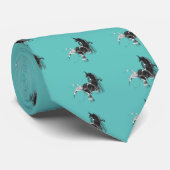 Digital Unicorn Krawatte (Gerollt)