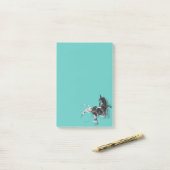 Digital Unicorn Post-it Klebezettel (Auf Schreibtisch)