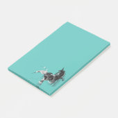 Digital Unicorn Post-it Klebezettel (angewinkelt)