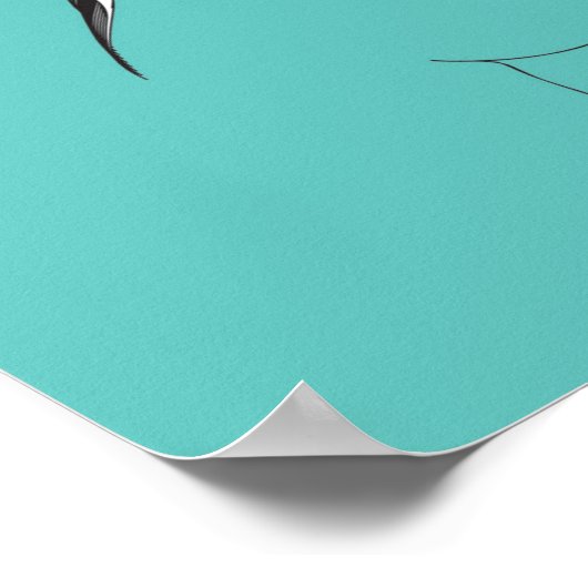 Digital Unicorn Poster (Ecke)