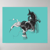 Digital Unicorn Poster (Vorne)