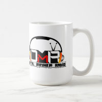 Digital-Verstümmelungs-Radio-Doppellogo-Tasse