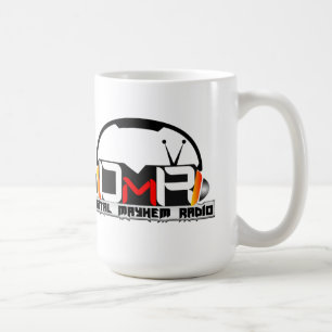 Digital-Verstümmelungs-Radio-Doppellogo-Tasse Kaffeetasse