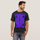 DIGITAL VIOLET MANDALA T-Shirt (Vorne ganz)