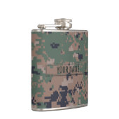 Digital-Waldtarnung kundengerecht Flachmann (Rechts)