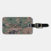 Digital-Waldtarnung kundengerecht Gepäckanhänger (Vorderseite horizontal)