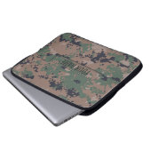 Digital-Waldtarnung kundengerecht Laptopschutzhülle (Vorne Knopf)