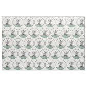 Digital Warrior Figure Circle Pattern Stoff (Fat Quarter (45,7 x 55,9 cm))