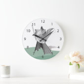 Digital Warrior Große Wanduhr (Zuhause)