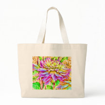 Digital Watercolor Dahlia-Geschenk