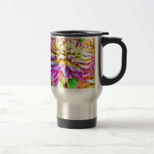 Digital Watercolor Dahlia-Geschenk Reisebecher