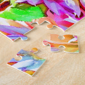 Digital Watercolor Dahlia Puzzle (Seite)