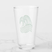 Digital Wave Glass Tumbler (Rückseite)