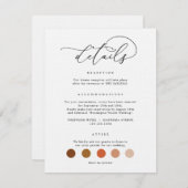 DIGITAL Wedding Attire Dress Code Cards Einladung (Vorne/Hinten)