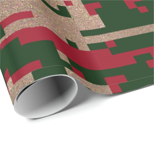 Digital-Weihnachtstarnungs-Packpapier Geschenkpapier (Rolleneckpunkt)