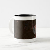 Digital-Wiedergabe der Neuronen Zweifarbige Tasse (Vorderseite Links)