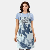 Digital Winter Camouflage Schürze (Getragen)