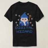 Digital Wizard Funny Tech IT Support Computer Gami T-Shirt (Design vorne)