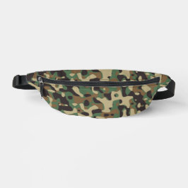 Digital Woodland Military Camouflage Pattern Bauchtasche