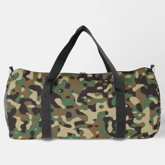 Digital Woodland Military Camouflage Pattern Duffle Bag (Rückseite)