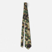 Digital Woodland Military Camouflage Pattern Krawatte (Rückseite)