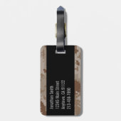 Digital-Wüsten-Tarnung kundengerecht Gepäckanhänger (Rückseite vertikal)