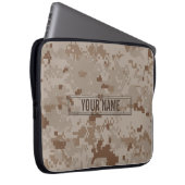 Digital-Wüsten-Tarnung kundengerecht Laptopschutzhülle (Vorne Rechts)