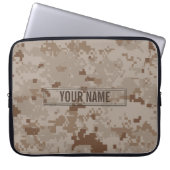Digital-Wüsten-Tarnung kundengerecht Laptopschutzhülle (Vorderseite)