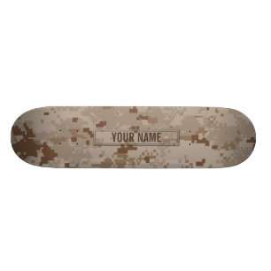 Digital-Wüsten-Tarnung kundengerecht Skateboard